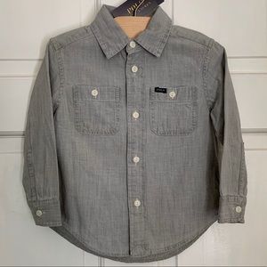 Ralph Lauren Polo Boys Size 2 Chambray Shirt